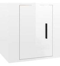 TV-Wandschrank Hochglanz-Weiß 40x34,5x40 cm