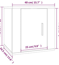 TV-Wandschrank Sonoma-Eiche 40x34,5x40 cm