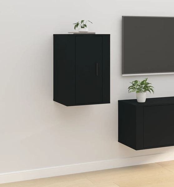 TV-Wandschrank Schwarz 40x34,5x60 cm