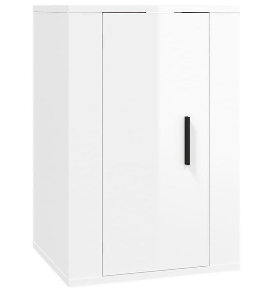 TV-Wandschrank Hochglanz-Weiß 40x34,5x60 cm