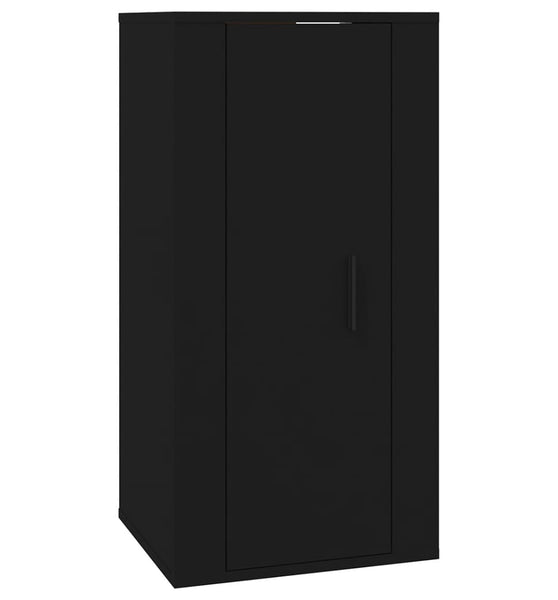 TV-Wandschrank Schwarz 40x34,5x80 cm