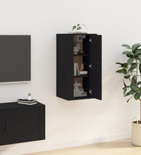 TV-Wandschrank Schwarz 40x34,5x80 cm