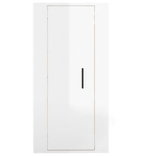 TV-Wandschrank Hochglanz-Weiß 40x34,5x80 cm