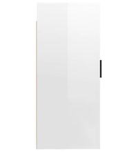 TV-Wandschrank Hochglanz-Weiß 40x34,5x80 cm
