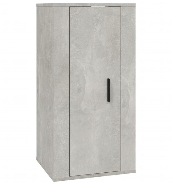 TV-Wandschrank Betongrau 40x34,5x80 cm