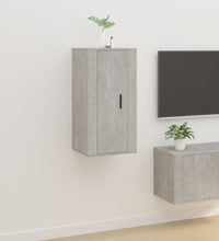 TV-Wandschrank Betongrau 40x34,5x80 cm