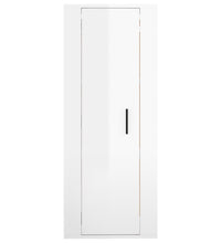 TV-Wandschrank Hochglanz-Weiß 40x34,5x100 cm