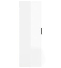 TV-Wandschrank Hochglanz-Weiß 40x34,5x100 cm