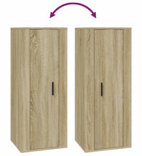 TV-Wandschrank Sonoma-Eiche 40x34,5x100 cm