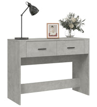 Konsolentisch Betongrau 100x39x75 cm Holzwerkstoff