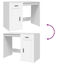 Schreibtisch Weiß 100x49x75 cm Holzwerkstoff