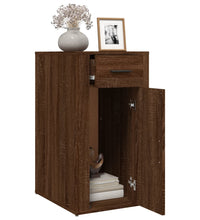Büroschrank Braun Eichen-Optik 40x49x75 cm Holzwerkstoff