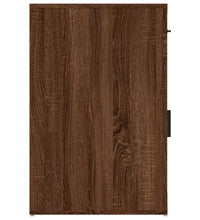 Büroschrank Braun Eichen-Optik 40x49x75 cm Holzwerkstoff