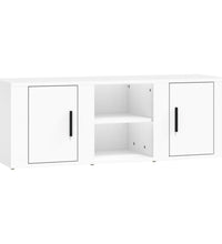 TV-Schrank Weiß 100x31,5x35 cm Holzwerkstoff