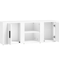 TV-Schrank Weiß 100x31,5x35 cm Holzwerkstoff