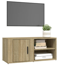 TV-Schrank Sonoma-Eiche 80x31,5x36 cm Holzwerkstoff