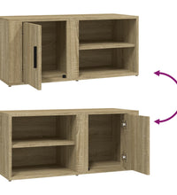 TV-Schrank Sonoma-Eiche 80x31,5x36 cm Holzwerkstoff