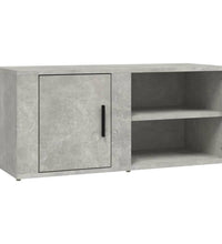 TV-Schrank Betongrau 80x31,5x36 cm Holzwerkstoff