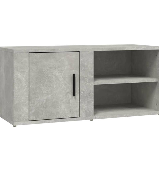 TV-Schrank Betongrau 80x31,5x36 cm Holzwerkstoff