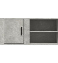 TV-Schrank Betongrau 80x31,5x36 cm Holzwerkstoff