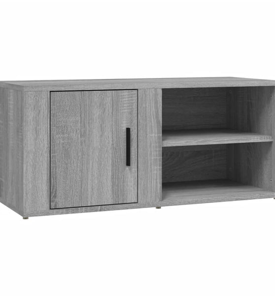 TV-Schrank Grau Sonoma 80x31,5x36 cm Holzwerkstoff