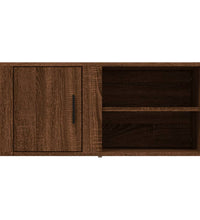 TV-Schränke 2 Stk. Braun Eiche 80x31,5x36 cm Holzwerkstoff