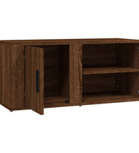 TV-Schränke 2 Stk. Braun Eiche 80x31,5x36 cm Holzwerkstoff