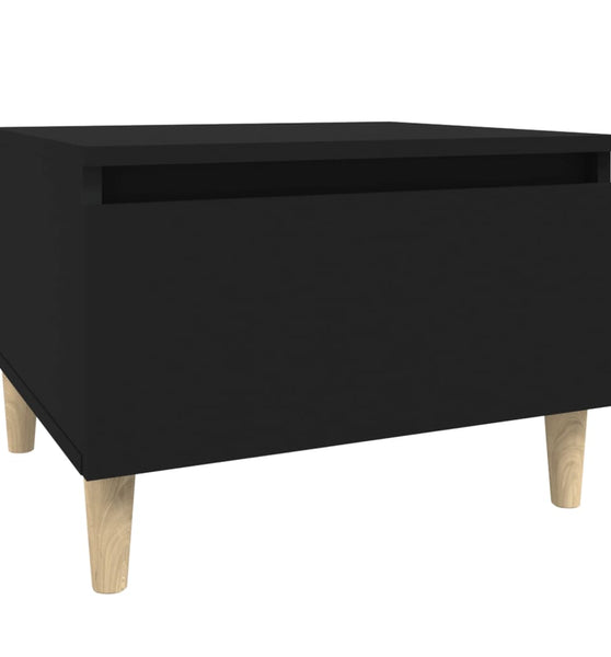Beistelltisch Schwarz 50x46x35 cm Holzwerkstoff