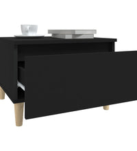 Beistelltisch Schwarz 50x46x35 cm Holzwerkstoff