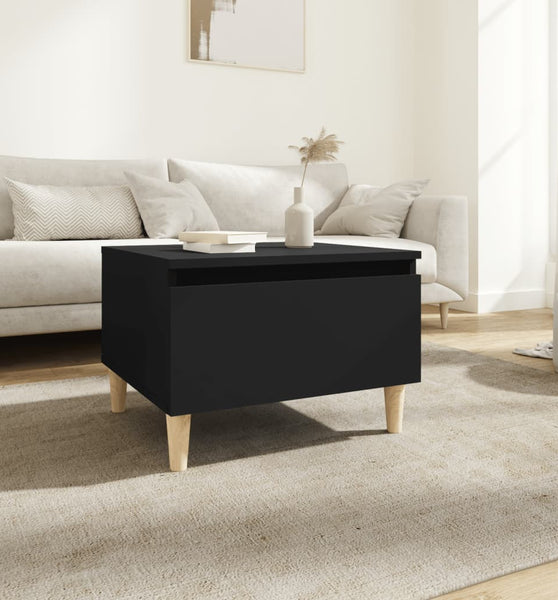 Beistelltisch Schwarz 50x46x35 cm Holzwerkstoff