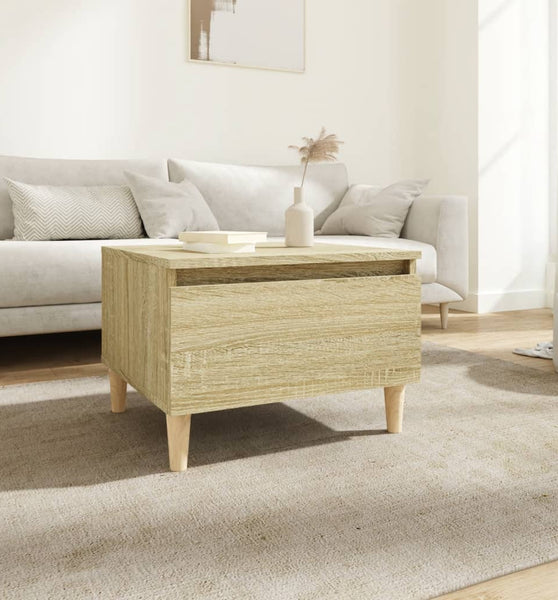 Beistelltisch Sonoma-Eiche 50x46x35 cm Holzwerkstoff