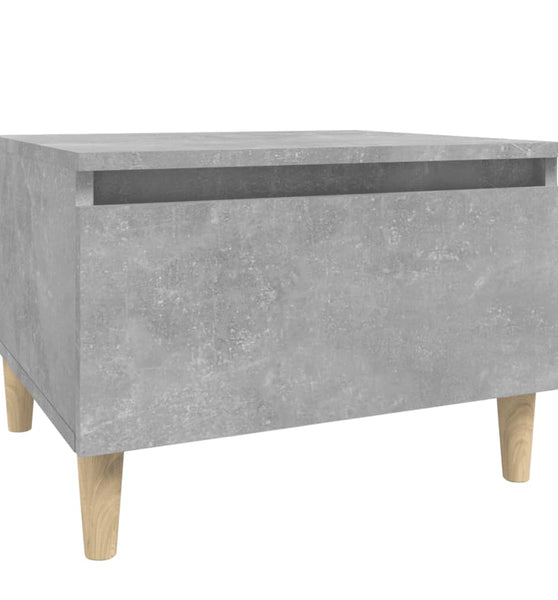 Beistelltisch Betongrau 50x46x35 cm Holzwerkstoff