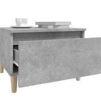 Beistelltisch Betongrau 50x46x35 cm Holzwerkstoff