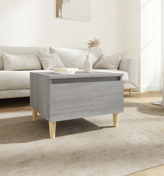 Beistelltisch Grau Sonoma 50x46x35 cm Holzwerkstoff