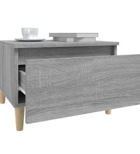 Beistelltische 2 Stk. Grau Sonoma 50x46x35 cm Holzwerkstoff