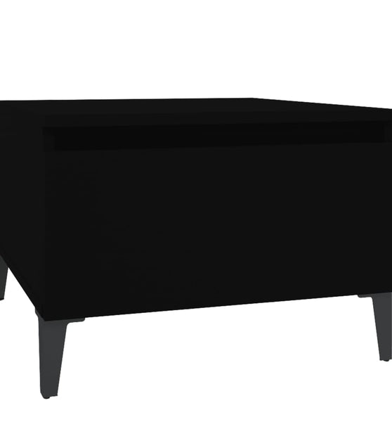 Beistelltisch Schwarz 50x46x35 cm Holzwerkstoff