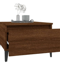 Beistelltische 2 Stk. Braun Eiche 50x46x35 cm Holzwerkstoff