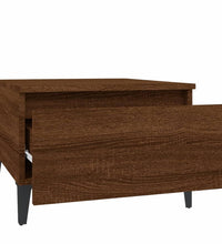 Beistelltische 2 Stk. Braun Eiche 50x46x35 cm Holzwerkstoff
