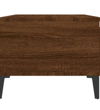 Beistelltische 2 Stk. Braun Eiche 50x46x35 cm Holzwerkstoff