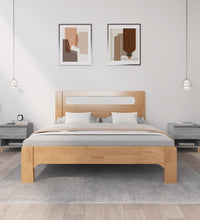 Nachttische 2 Stk. Grau Sonoma 50x46x50 cm Holzwerkstoff