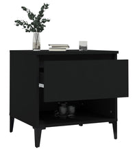 Beistelltisch Schwarz 50x46x50 cm Holzwerkstoff