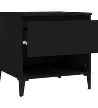 Beistelltisch Schwarz 50x46x50 cm Holzwerkstoff