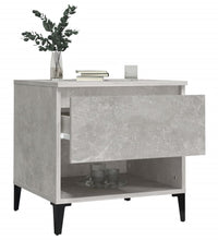 Beistelltische 2 Stk. Betongrau 50x46x50 cm Holzwerkstoff