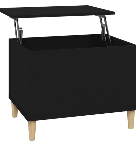 Couchtisch Schwarz 60x44,5x45 cm Holzwerkstoff