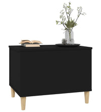 Couchtisch Schwarz 60x44,5x45 cm Holzwerkstoff