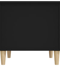 Couchtisch Schwarz 60x44,5x45 cm Holzwerkstoff