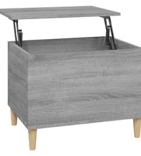Couchtisch Grau Sonoma 60x44,5x45 cm Holzwerkstoff