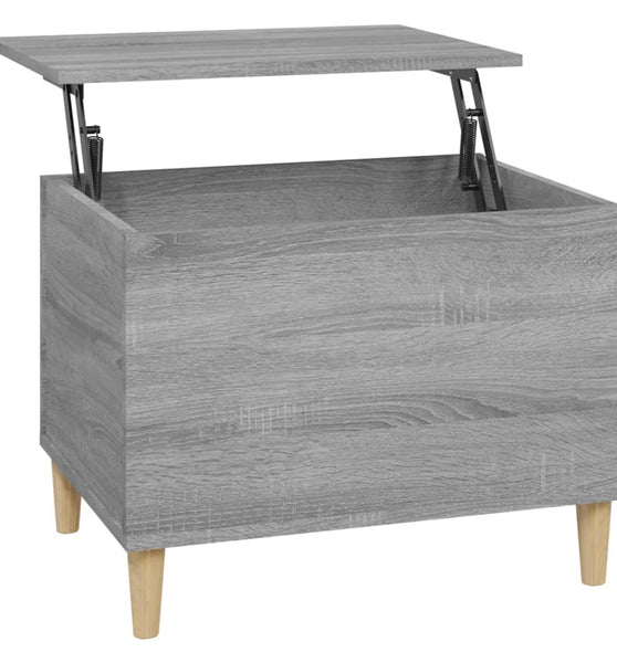 Couchtisch Grau Sonoma 60x44,5x45 cm Holzwerkstoff