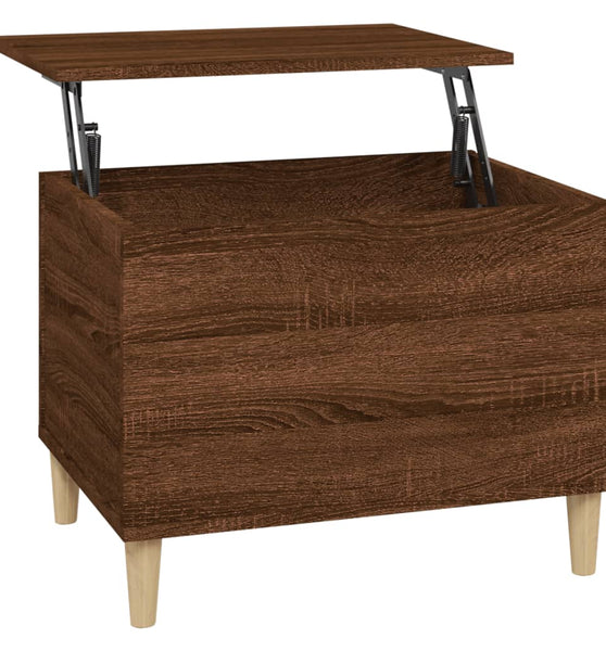 Couchtisch Braun Eichen-Optik 60x44,5x45 cm Holzwerkstoff