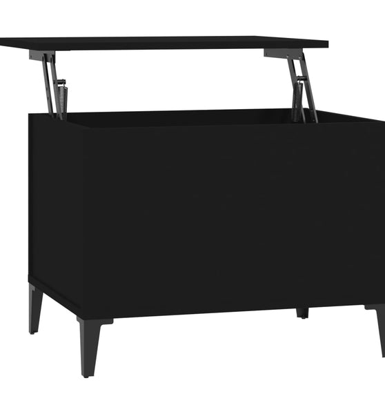 Couchtisch Schwarz 60x44,5x45 cm Holzwerkstoff